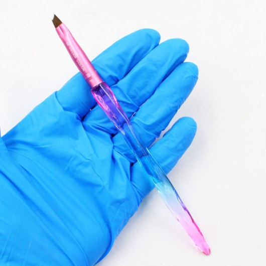 Pincel limpeza de cantinhos Chanfrado #4 Diamante 65-4 - Helen Color