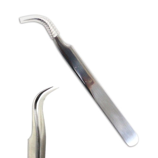 Pinça Inox para Cílios - Helen Color