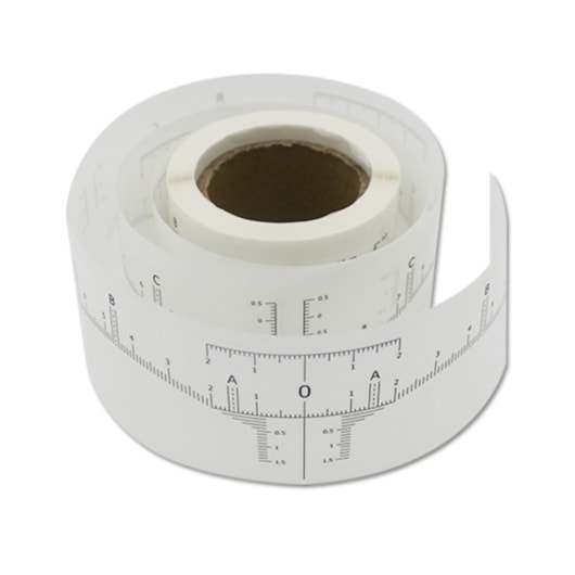 Kit 50 Réguas Adesivas Descartáveis Para Marcação De Sobrancelha