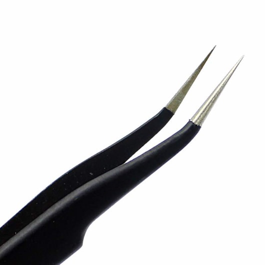 Pinca Curvada Para Cílios E Pedrarias Ponta Super Fina D&z