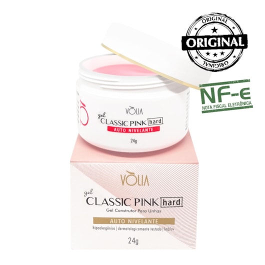 Gel Volia Cor: Pink Hard 24g - Vòlia