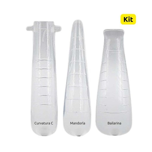 Kit completo alongamento no molde F1 - Brilia Nails