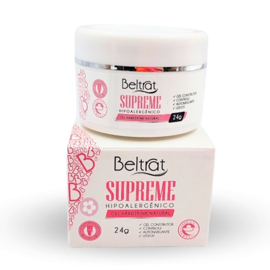 Gel Beltrat Supreme Pink Hard Natural 24g - Beltrat