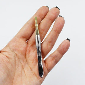 Pinça Reta Para Cílios E Sobrancelhas 05 - Helen Color