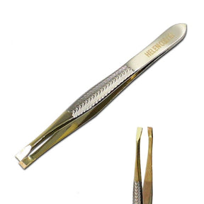 Pinça Reta Para Cílios E Sobrancelhas 05 - Helen Color