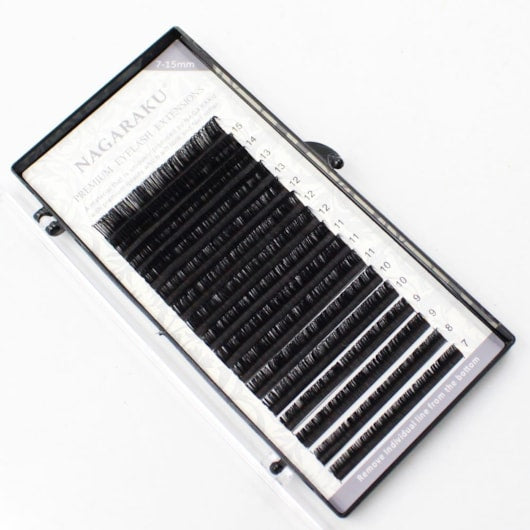 Cilios Mix Premium Fio A Fio Tamanho: Mix 0.15 D - Nagaraku