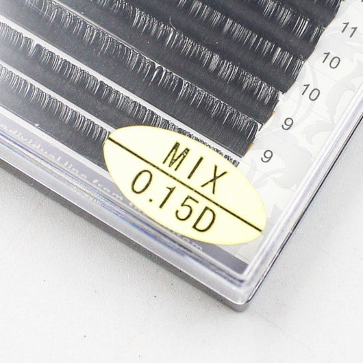 Cilios Mix Premium Fio A Fio Tamanho: Mix 0.15 D - Nagaraku