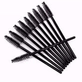 50 Bastões Escova Descartáveis Para Cílios e Sobrancelha