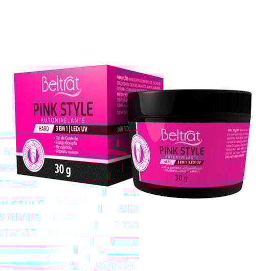 Gel Hard Pink Style 10g Led/Uv - Beltrat